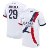 Officiële Voetbalshirt Paris Saint-Germain Bradley Barcola 29 Uit 2024-25 - Heren